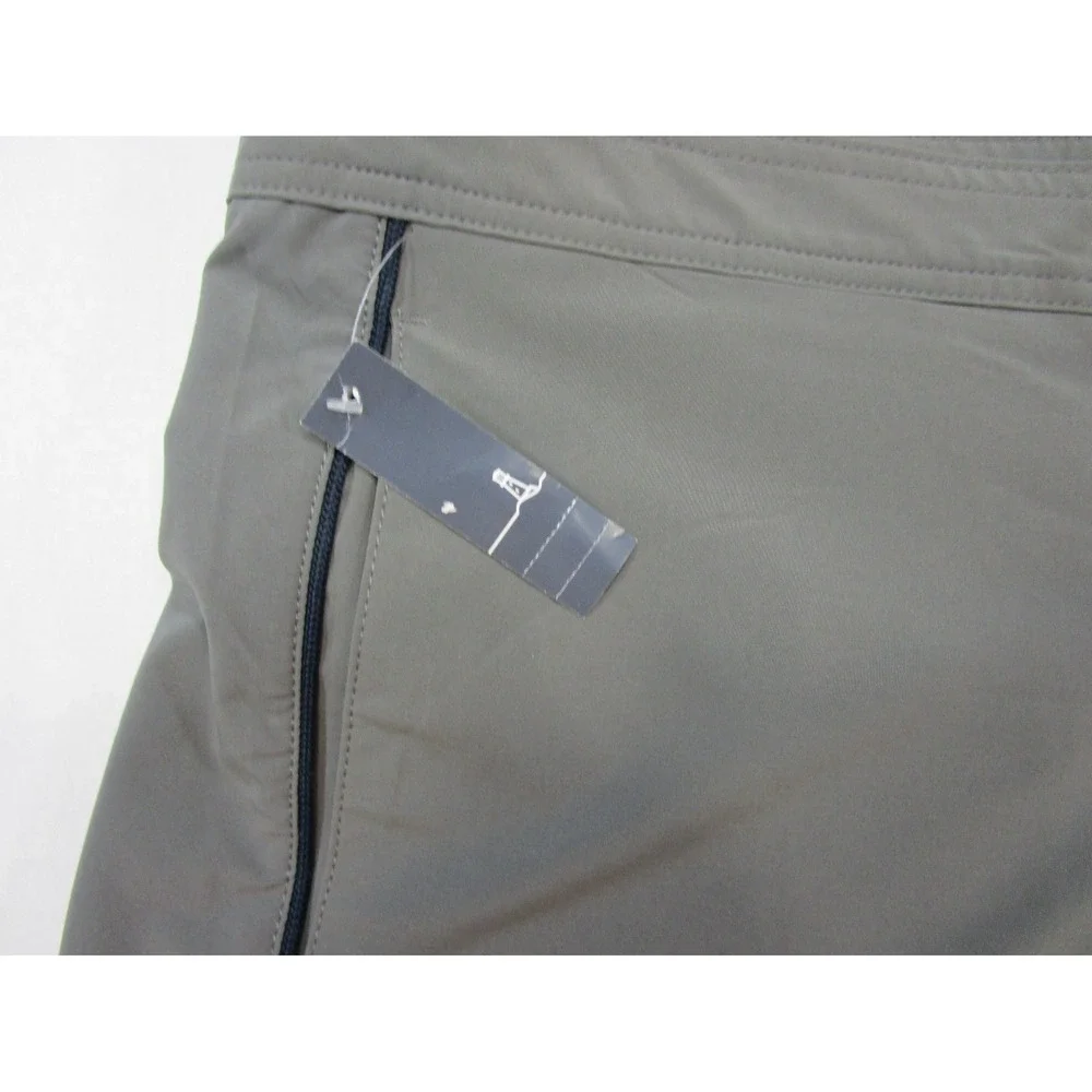 Lands End  Mens Gray Swim Trunks suit Board Shorts  Size XL  NWT